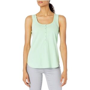 Prana Organic Cotton Tank in Pastel Green Size Large